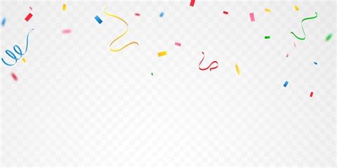 Premium Vector Celebration Background Template With Confetti And