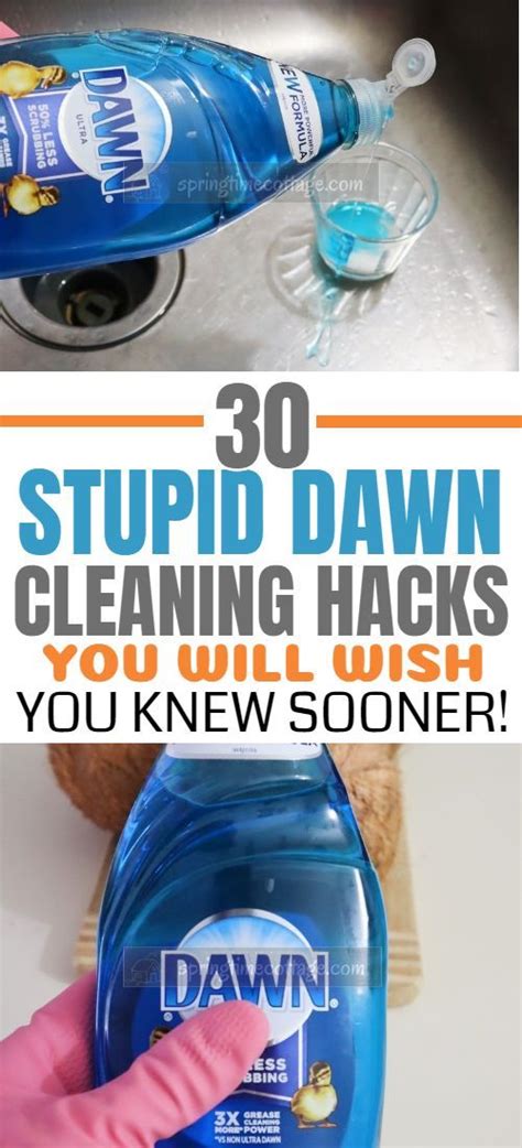 30 Dawn Cleaning Hacks Youll Wish You Knew Sooner In 2020 Cleaning