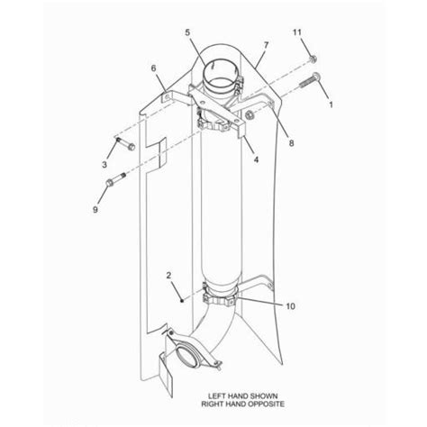 4130502C91 Navistar International PIPE EXHAUST AND SHIELD ASSEMBLY