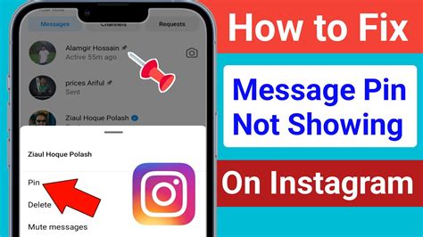 How To Fix Instagram Message Chat Pin Option Not Showing Problem