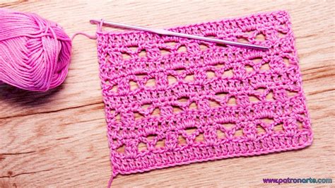 Tutorial C Mo Tejer El Punto Calado Rayas De Crochet Ganchillo Paso A