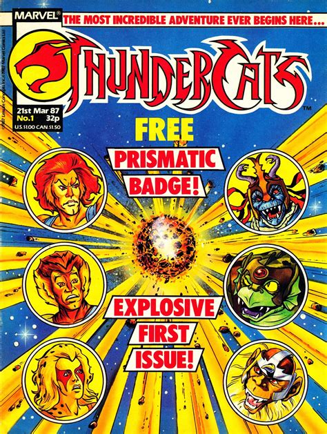 Starlogged Geek Media Again 1987 Thundercats Issue 1 Marvel Uk