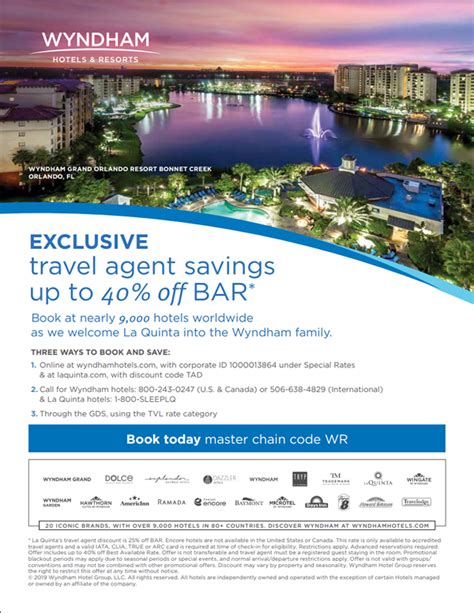 2023 Wyndham Corporate Code List Discount Codes