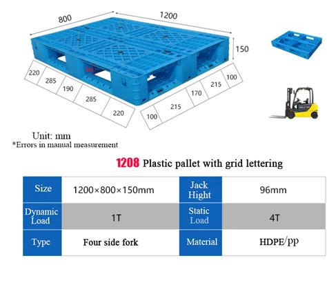 Forklift Pallet 1100*1100*150 Steel Reinforced Dynamic 4 Ton Flat ...