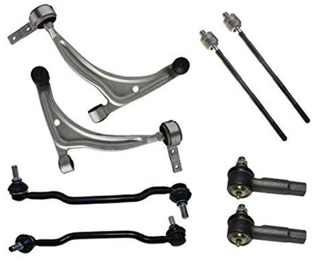 Detroit Axle New Complete 8pc Both 2 Front Lower Control Arm And Ball