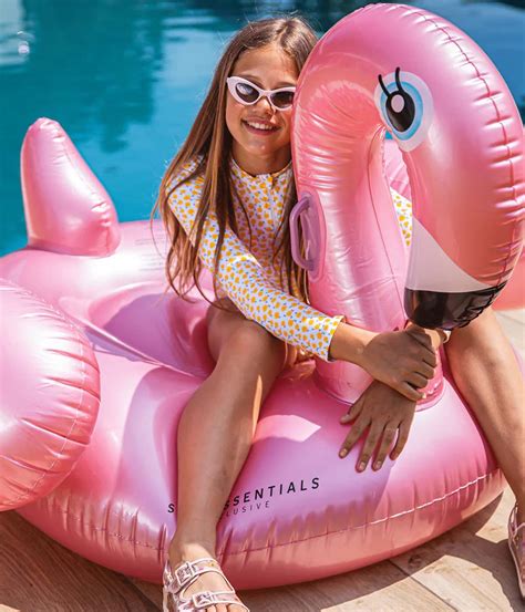 Swim Essentials Opblaasbare Flamingo XXL in Rosé Goud