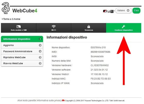 Inizio Sblocco WebCube4 E8378Ws 210 Elettronica Facile 2020