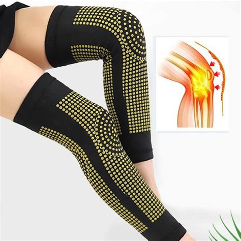 Buy Long Self Heating Support Knee Pad Knee Brace Warm For Arthritis