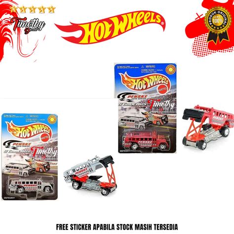 Jual Hot Wheels School Bus Penske Auto Center Up Body Besi Ban Karet Varian Shopee Indonesia