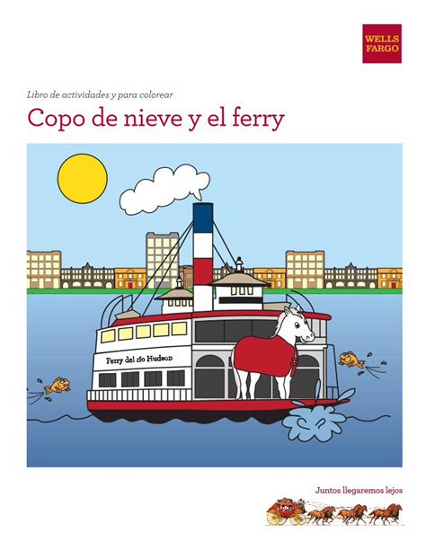 PDF Libro De Actividades Y Para Colorear Copo De Nieve Y El Ferry