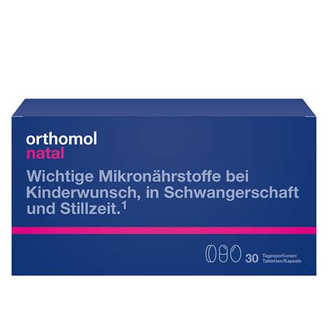 Orthomol Natal Tabletten Kapseln Shop Apotheke