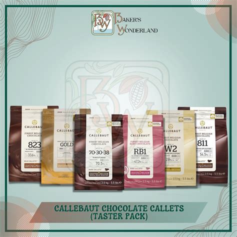 Callebaut Belgian Couverture Chocolate Taster Pack Shopee Philippines