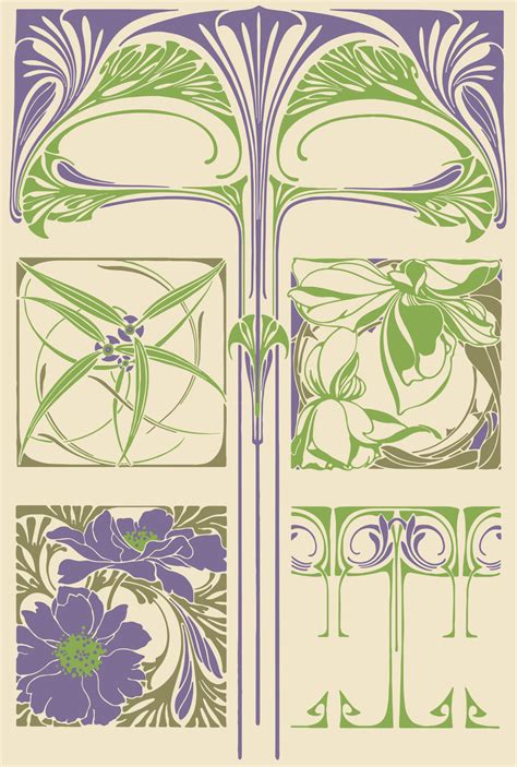 Art Nouveau Line Art