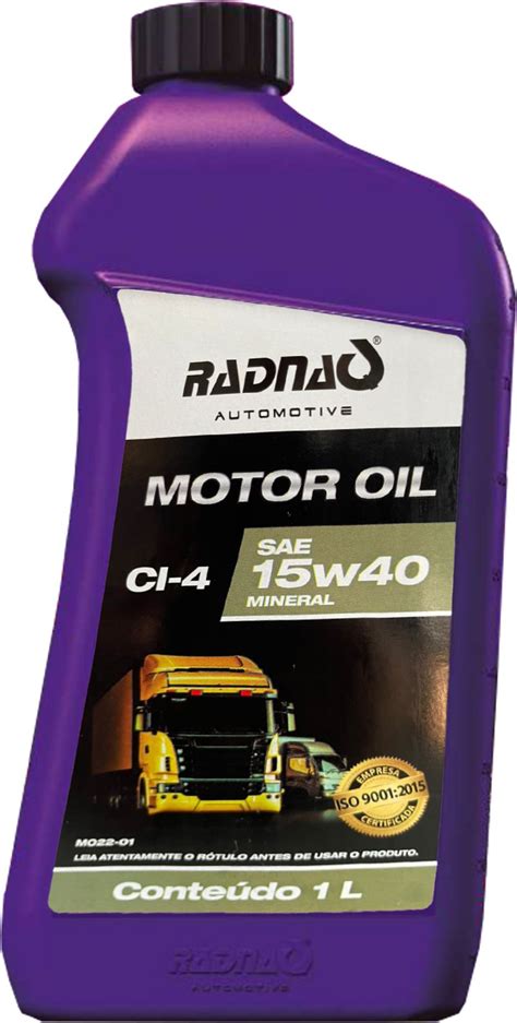 Radnaq Automotive Motor Oil 15W40 CI 4 MSLub Sua Troca de Óleo pela