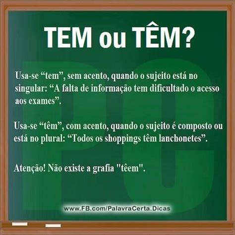Tem Se Ou Tem Se - Tem ou Têm Classroom, Definitions Of Words, Teaching Tips, Class Room