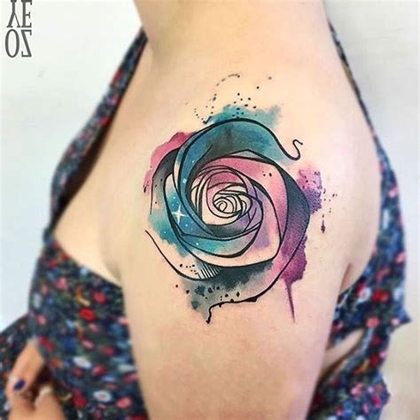 Watercolor Rose Tattoo at PaintingValley.com | Explore collection of ...