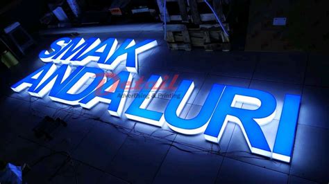 Jual Huruf Timbul Akrilik Acrylic Letter Timbul Akrilik Huruf D