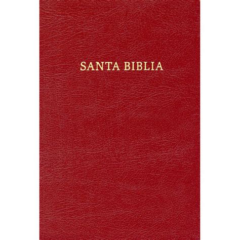 Biblia RVR 1960 Letra Grande con Referencias Borgoña Piel fabricada