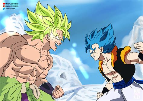 Gogeta vs Broly Fan Art - Shintani Style : r/dbz