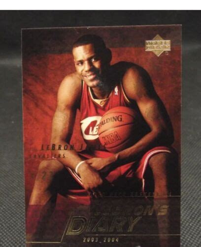 2003 04 Upper Deck LeBron James Lebron S Diary Rookie RC LJ11