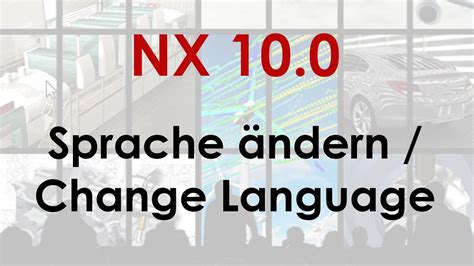 Nx 100 Sprache ändern Change Language Of Nx 100 Youtube