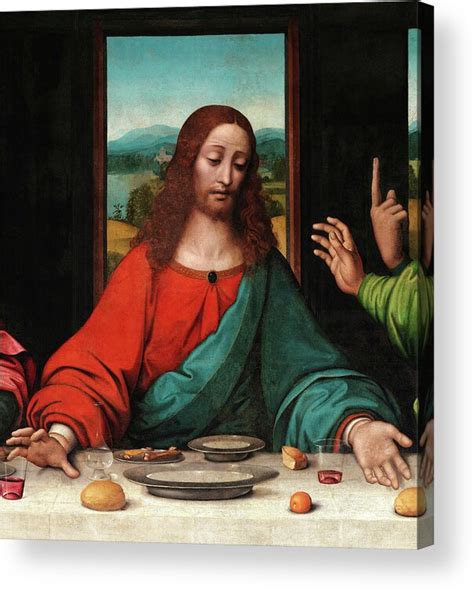 Jesus Christ The Last Supper 1515 Acrylic Print By Giampietrino After