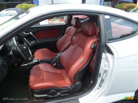 GT Limited Red Leather Interior 2008 Hyundai Tiburon GT Limited Photo ...