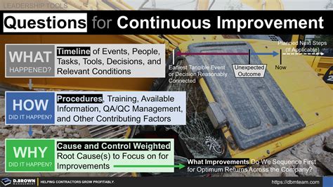 D Brown Management Questions For Continuous Improvement