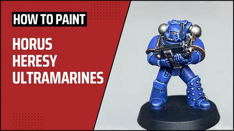 How To Paint The Horus Heresy Ultramarines Space Marines Youtube