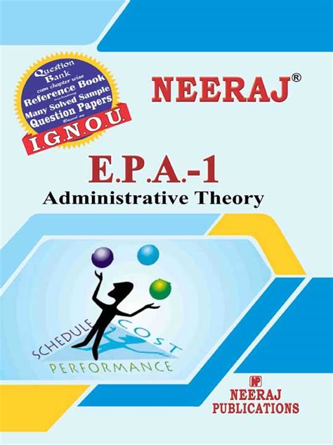 Neeraj Ignou Books E Books Pdf Epa Administrative Theory English