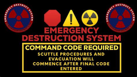 Emergency Destruct System Self Destruct System Youtube