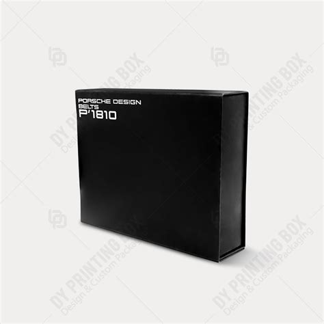 Matte Black Rigid Box With Black Foil Dy Printing Box