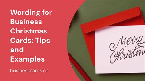 Wording for Business Christmas Cards: Tips and Examples - BusinessCards