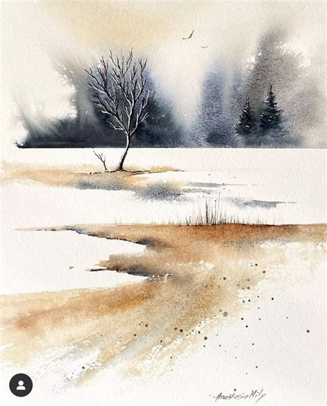 Pin By Vardit Dafni On Aquarel Mmm In 2024 Watercolor Landscape