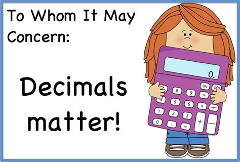 Adding Decimals Cliparts Enhance Your Math Lessons With Eye Catching Designs