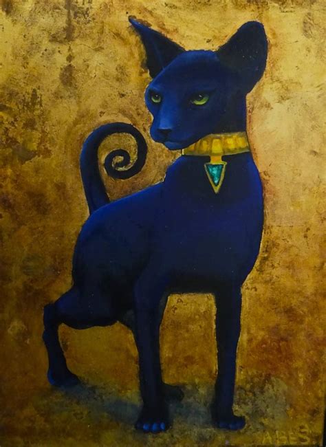 Almost Bastet Painting By Angelika Bes Saatchi Art