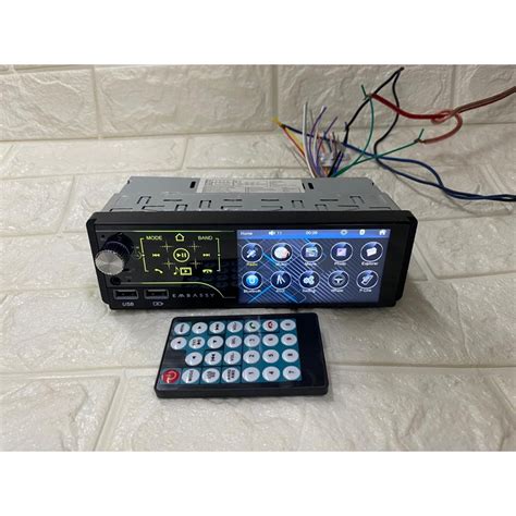 Jual Tape Mobil Head Unit Single Din Mp Hd Touchscreen Bluetooth