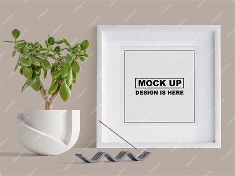 Premium PSD | Photo frame 3d mockup artwork frame mockup psd mockup