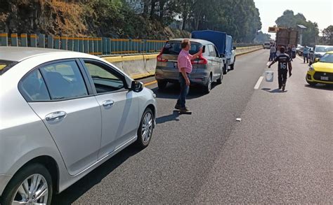 Retiran Bloqueo En Autopista Y Carretera Federal México Cuernavaca A La Salida De Cdmx