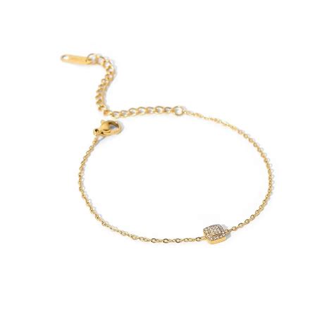 Diamond Bar Bracelet - Banana & Kale