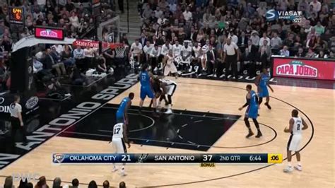 Andre Roberson Defense On Kawhi Leonard January 31 2017 Youtube