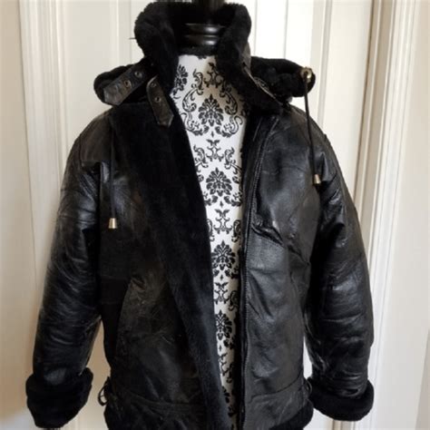 Wilda Faux Fur Black Leather Jacket - Right Jackets