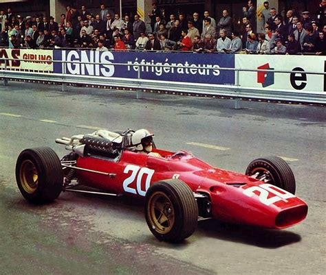 Chris Amon Ferrari 312 1967 Monaco Gp Ferrari Scuderia Ferrari