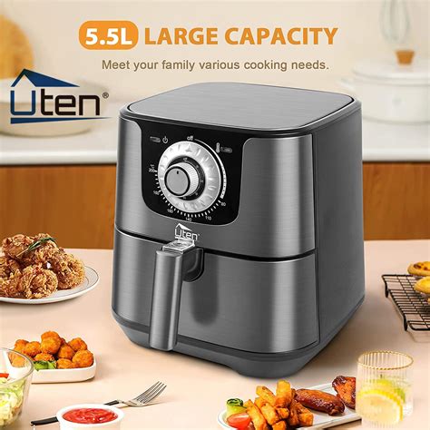 Uten L Air Fryer Oven W Low Fat Healthy Cooker Kitchen Frying