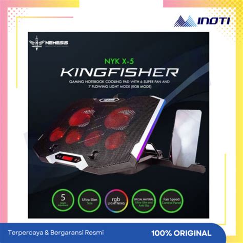 Nyk X Kingfisher Cooler Gaming Nyk X Cooling Pad Nyk Rgb Inoti