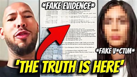 Andrew Tate Evidence LEAKED To Public Huge Update