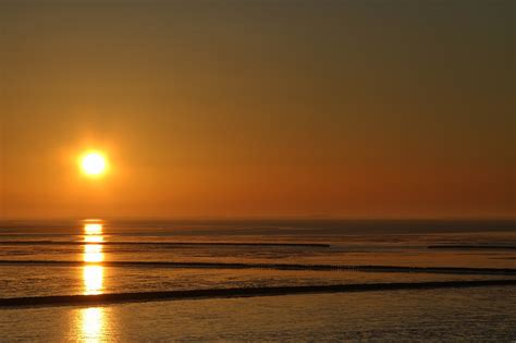 Sunset Wadden Sea North Free Photo On Pixabay