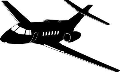 Small Private Jet Transportation Icon Royalty Free Vector