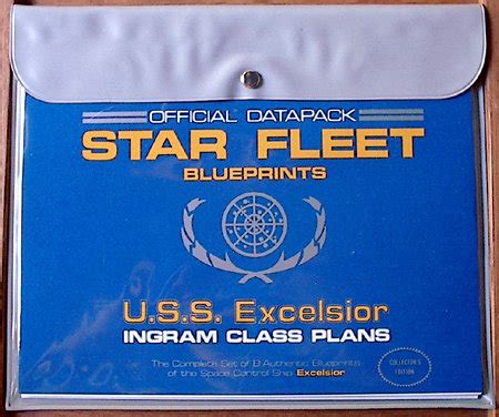 USS Excelsior Star Fleet Blueprints-Star Trek- 8 Sheets | #19874034