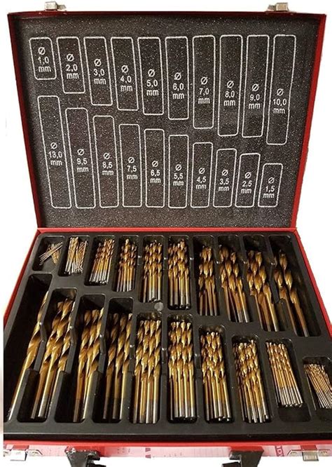 202 Piece Cobalt Drill Bit Set HSS Co Inox HSS Metal Designed For